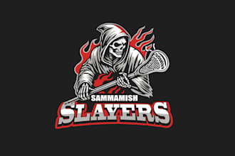 design boys lacrosse club logo