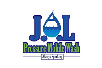 design outstanding pressure washing gun logo