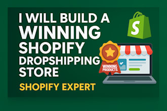 build a branded shopify dropshipping store