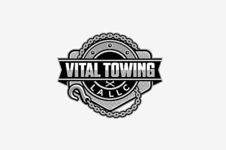 design towing company logo