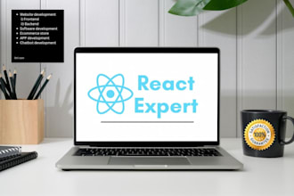create website with chatbot on react, wordpress and shopify