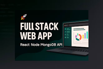 build a full stack website with react node and mongodb