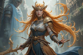 do create fantasy character design use dnd, illustration