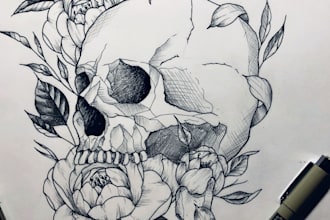 create custom tattoo design, tattoo sleeve