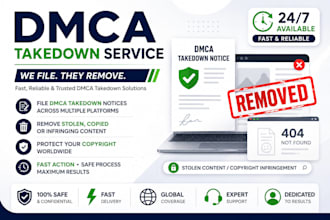 remove copied content with dmca takedown service
