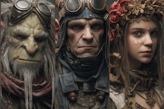 make your fantasy sci fi creature, monster, or character
