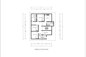 draw professional 2d architectural drawings in autocad