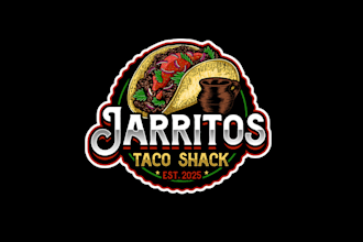 design unique taco shack logo