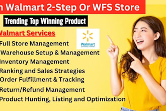 be your walmart 2 step dropshipping walmart wfs wholesale VA