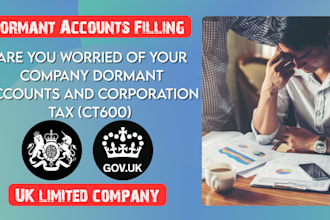 file dormant accounts for UK limited company