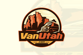 design amazing excellent logo for my adventure van company