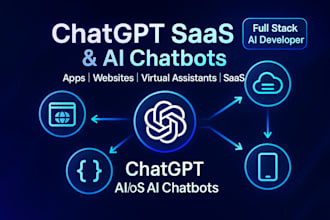 develop chatgpt app, website or saas tool with chatbot