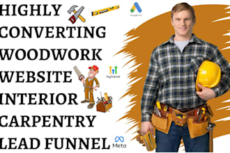 generate carpentry leads cabinet installation interior decor furniture website