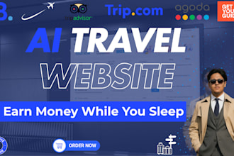 provide ai automated travel affiliate websites for passive income