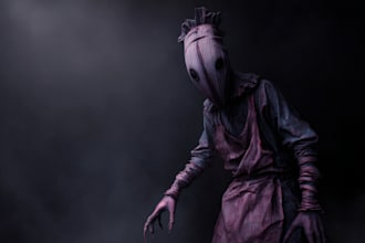 make scary horror creature and fantasy character concept