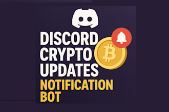 create discord crypto updates notification bot