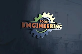 design a professional engineering logo for your company or brand