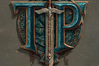 design a professional fantasy, rpg, scifi, dnd, horror game, nft logo