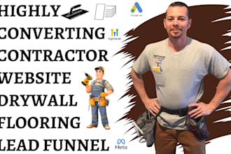generate drywall leads tile installation painting flooring contractor website