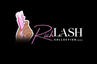 design a stunning makeup, eyelash, beauty, and cosmetic logo