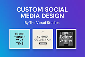 create attractive social media post