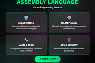 develop and debug x86 assembly projects in masm and nasm