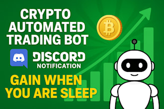 develop auto crypto trading bot with discord notification