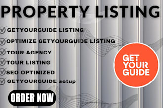 list and optimized your getyourguide listing
