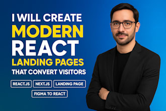 create modern react landing pages that boost sales urgently