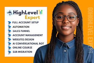 gohighlevel sales funnel go high level landing page course email domain ai setup