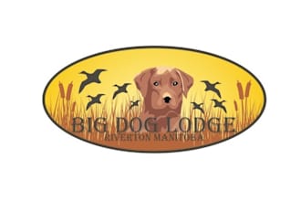design big dog lodge river ton manitoba logo
