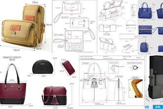 do bag design, bag tech pack, handbag, backpack design, tote bag design