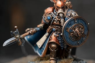 paint your warhammer 40k or aos miniature
