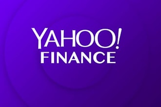 publish your article on yahoo finance site with  backlinks