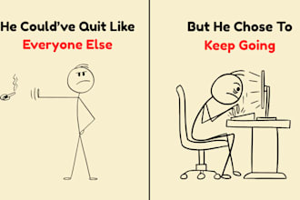 make stick figure animation video for youtube