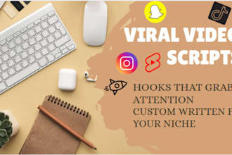 write viral hooks and short form scripts for tiktok reels and youtube shorts