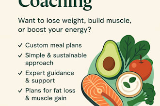 a custom meal plan for fat loss or muscle gain