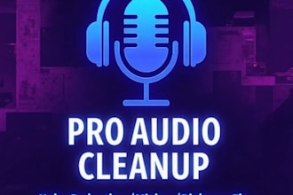 clean, restore and mix your audio like a pro sound engineer