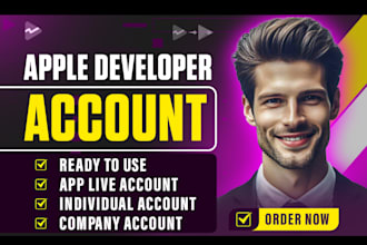 help you to create apple developer accounts and ios developer accounts