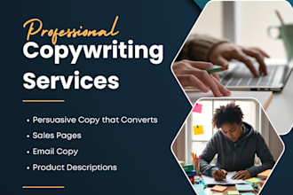 craft persuasive copy and ghostwrite content