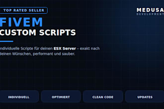create a custom script for your fivem esx server