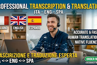 provide accurate translations and transcriptions