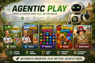 create agentic gameplay automation for games