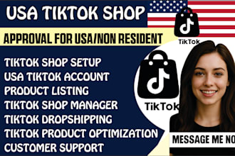 create tiktok shop USA tiktok shop tik tok shop setup tiktok shop for non USA