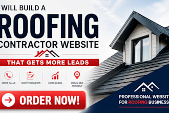 build a roofing contractor website that gets more leads