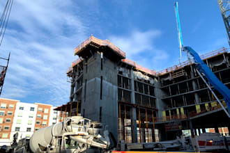 create a construction project schedule using ms project