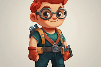 draw 2d game character for dnd art