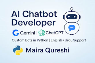 develop a custom ai chatbot using google gemini or chatgpt