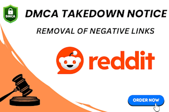 remove reddit negative unwanted and defaming content under dmca