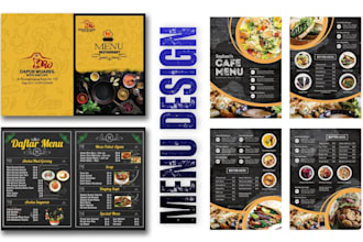 design a attractive food menu for food points